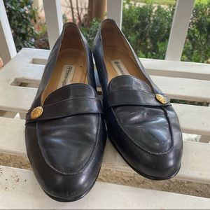 Vintage Etienne Aigner Leather Loafers size 9.5